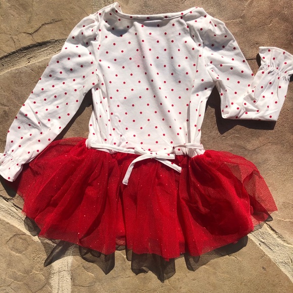 Girl’s Holiday Dress & Leggings, size 4 - Picture 3 of 4